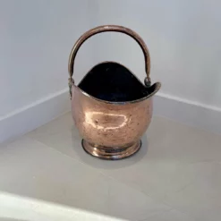 Antique George III Quality Copper Helmet Shaped Coal Scuttle -Storage Furniture Sales 2024 antique george iii quality copper helmet shaped coal scuttle sku78081496 0 9