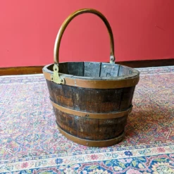 Antique Georgian Copper Bound Peat Bucket 14 Antique Georgian Copper Bound Peat Bucket -Storage Furniture Sales 2024 antique georgian copper bound peat bucket sku40524190 0 3