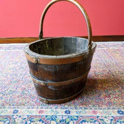 Antique Georgian Copper Bound Peat Bucket 15 Antique Georgian Copper Bound Peat Bucket -Storage Furniture Sales 2024 antique georgian copper bound peat bucket sku40524190 0 4