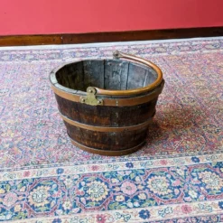 Antique Georgian Copper Bound Peat Bucket 16 Antique Georgian Copper Bound Peat Bucket -Storage Furniture Sales 2024 antique georgian copper bound peat bucket sku40524190 0 5