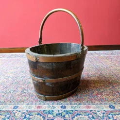 Antique Georgian Copper Bound Peat Bucket 18 Antique Georgian Copper Bound Peat Bucket -Storage Furniture Sales 2024 antique georgian copper bound peat bucket sku40524190 0 7