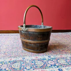 Antique Georgian Copper Bound Peat Bucket 19 Antique Georgian Copper Bound Peat Bucket -Storage Furniture Sales 2024 antique georgian copper bound peat bucket sku40524190 0 8