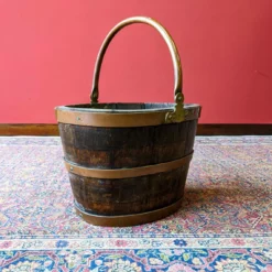 Antique Georgian Copper Bound Peat Bucket 20 Antique Georgian Copper Bound Peat Bucket -Storage Furniture Sales 2024 antique georgian copper bound peat bucket sku40524190 0 9