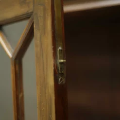 Unknown Antique Georgian Mahogany Glazed Cabinet With Material Doors -Storage Furniture Sales 2024 antique georgian mahogany glazed cabinet with material doors 0 11 scaled