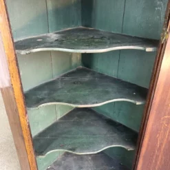 Unknown Antique Georgian Oak Large Corner Cabinet Curved Shelves Cupboard 14 Unknown Antique Georgian Oak Large Corner Cabinet Curved Shelves Cupboard -Storage Furniture Sales 2024 antique georgian oak large corner cabinet curved shelves cupboard sku93044405 0 3