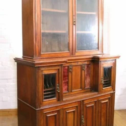 Unknown Antique Glazed Secretaire Bureau Bookcase Display Cabinet -Storage Furniture Sales 2024 antique glazed secretaire bureau bookcase display cabinet sku28845595 0 9