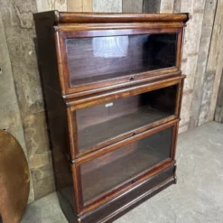 Unknown Antique Globe Wernicke Mahogany Three Stack Modular Sectional Barrister’s Bookcase, C 1890 -Storage Furniture Sales 2024 antique globe wernicke mahogany three stack modular sectional barrister s bookcase c 1890 sku59483807 0 1