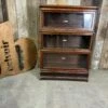 Unknown Antique Globe Wernicke Mahogany Three Stack Modular Sectional Barrister’s Bookcase, C 1890