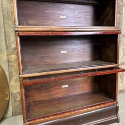 Unknown Antique Globe Wernicke Mahogany Three Stack Modular Sectional Barrister’s Bookcase, C 1890 -Storage Furniture Sales 2024 antique globe wernicke mahogany three stack modular sectional barrister s bookcase c 1890 sku59483807 0 5
