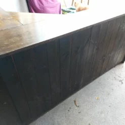 Antique Hand Made Oak Corner Unit With 3 Cupboards, Shelving & Leaded Glass Doors -Storage Furniture Sales 2024 antique hand made oak corner unit with 3 cupboards shelving leaded glass doors sku80520041 0 8