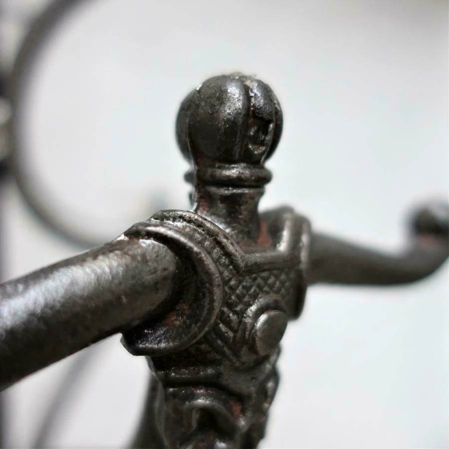 Unknown Antique Industrial Michelin Coatrack 2 Unknown Antique Industrial Michelin Coatrack - Image 2