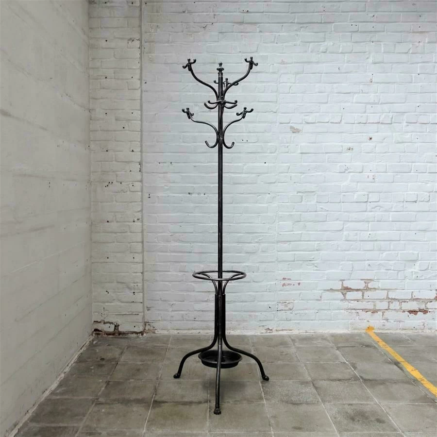 Unknown Antique Industrial Michelin Coatrack 1 Unknown Antique Industrial Michelin Coatrack