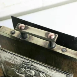 Unknown Antique Letter Rack Art Deco Belgian 20's Wooden Brass Copper Desk Top Organiser -Storage Furniture Sales 2024 antique letter rack art deco belgian 20 s wooden brass copper desk top organiser sku86393073 0 6