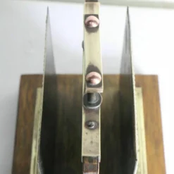 Unknown Antique Letter Rack Art Deco Belgian 20's Wooden Brass Copper Desk Top Organiser -Storage Furniture Sales 2024 antique letter rack art deco belgian 20 s wooden brass copper desk top organiser sku86393073 0 7