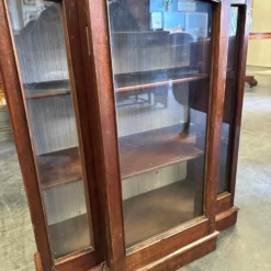 Unknown Antique Mahogany Breakfront Glazed Wall Cupboard / Display Cabinet -Storage Furniture Sales 2024 antique mahogany breakfront glazed wall cupboard display cabinet sku38900993 0 14
