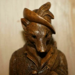 Unknown Antique Musical Circa 1880 Black Forest Hand Carved Fox Whip Hook Glass Eyes -Storage Furniture Sales 2024 antique musical circa 1880 black forest hand carved fox whip hook glass eyes sku27561550 0 3