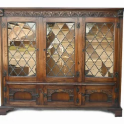 Antique Oak Cabinet Display Server Farmhouse -Storage Furniture Sales 2024 antique oak cabinet display server farmhouse sku53766078 0 1