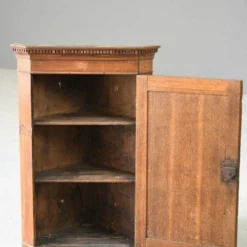 Unknown Antique Oak Corner Cupboard, 1800s -Storage Furniture Sales 2024 antique oak corner cupboard 1800s sku69637093 0 10