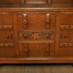 Antique Oak Sideboard Carved Court Cupboard Credenza Dresser -Storage Furniture Sales 2024 antique oak sideboard carved court cupboard credenza dresser sku15660966 0 2