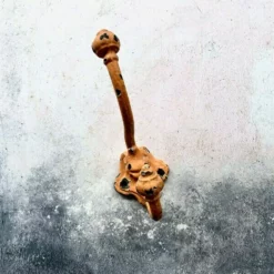 Unknown Antique Painted French Metal Lion's Head Coat / Hat Hook -Storage Furniture Sales 2024 antique painted french metal lion s head coat hat hook sku35232250 0 1