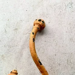 Unknown Antique Painted French Metal Lion's Head Coat / Hat Hook -Storage Furniture Sales 2024 antique painted french metal lion s head coat hat hook sku35232250 0 5