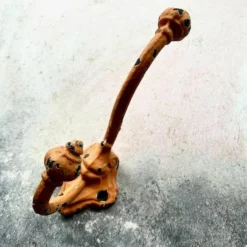 Unknown Antique Painted French Metal Lion's Head Coat / Hat Hook -Storage Furniture Sales 2024 antique painted french metal lion s head coat hat hook sku35232250 0 6