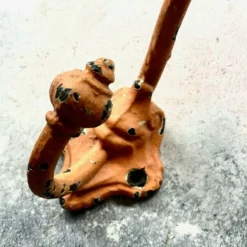 Unknown Antique Painted French Metal Lion's Head Coat / Hat Hook -Storage Furniture Sales 2024 antique painted french metal lion s head coat hat hook sku35232250 0 7