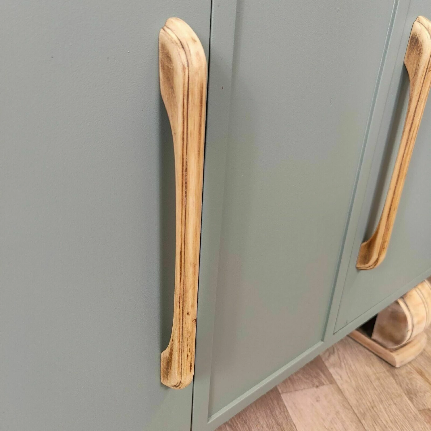 Antique Painted Sideboard Pine And Beech Farmhouse Dresser Cupboard Cabinet 14 Antique Painted Sideboard Pine And Beech Farmhouse Dresser Cupboard Cabinet - Image 14