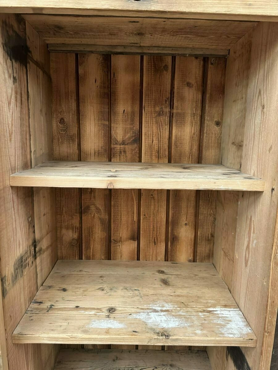 Antique Pine Cupboard Housekeeper’s Pantry Unit, C 1870 9 Antique Pine Cupboard Housekeeper’s Pantry Unit, C 1870 - Image 9