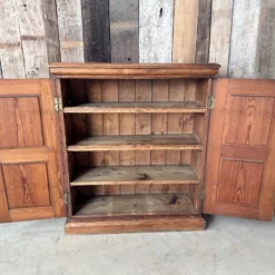 Antique Pitch Pine School Estate Cupboard, C 1870 -Storage Furniture Sales 2024 antique pitch pine school estate cupboard c 1870 sku39332321 0 11