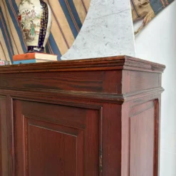 Unknown Antique Pitch Pine Solid Cupboard W. Panelled Doors And And Internal Shelving -Storage Furniture Sales 2024 antique pitch pine solid cupboard w panelled doors and and internal shelving sku60150809 0 3