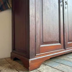 Unknown Antique Pitch Pine Solid Cupboard W. Panelled Doors And And Internal Shelving -Storage Furniture Sales 2024 antique pitch pine solid cupboard w panelled doors and and internal shelving sku60150809 0 5