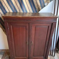 Unknown Antique Pitch Pine Solid Cupboard W. Panelled Doors And And Internal Shelving -Storage Furniture Sales 2024 antique pitch pine solid cupboard w panelled doors and and internal shelving sku60150809 0 7