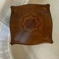 Unknown Antique Quality Marquetry Inlaid Mahogany Free Standing Revolving Bookcase -Storage Furniture Sales 2024 antique quality marquetry inlaid mahogany free standing revolving bookcase sku76063182 0 12