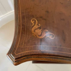 Unknown Antique Quality Marquetry Inlaid Mahogany Free Standing Revolving Bookcase -Storage Furniture Sales 2024 antique quality marquetry inlaid mahogany free standing revolving bookcase sku76063182 0 15