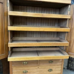 Unknown Antique Satin Walnut Edwardian Linen Press Housekeeper’s Cupboard, C 1920 31 Unknown Antique Satin Walnut Edwardian Linen Press Housekeeper’s Cupboard, C 1920 -Storage Furniture Sales 2024 antique satin walnut edwardian linen press housekeeper s cupboard c 1920 sku42965580 0 10