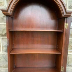 Unknown Antique Slim Burr Walnut Bureau Bookcase -Storage Furniture Sales 2024 antique slim burr walnut bureau bookcase sku26010998 0 4