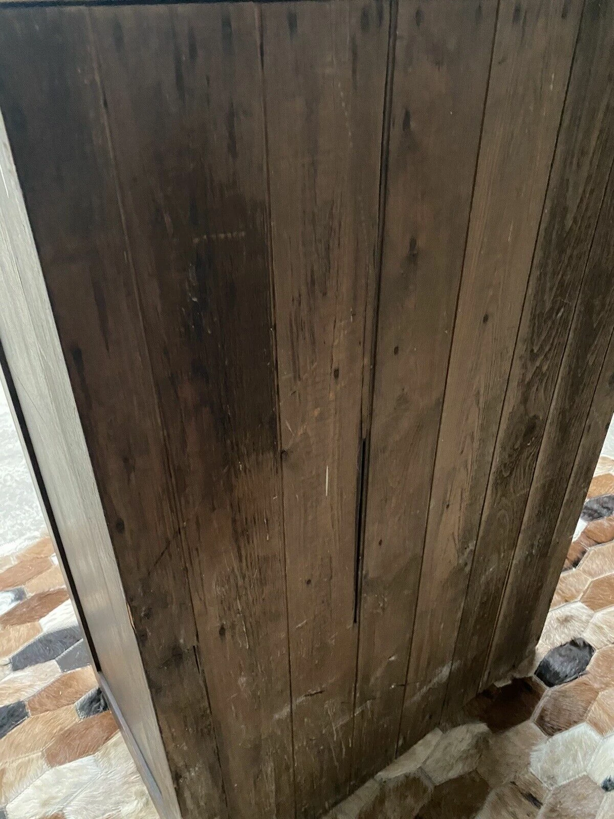 Unknown Antique Stained Pine Estate Cupboard, C 1880 5 Unknown Antique Stained Pine Estate Cupboard, C 1880 - Image 5