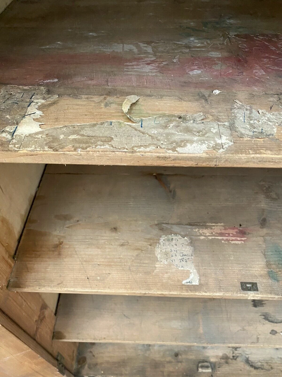 Unknown Antique Stained Pine Estate Cupboard, C 1880 10 Unknown Antique Stained Pine Estate Cupboard, C 1880 - Image 10