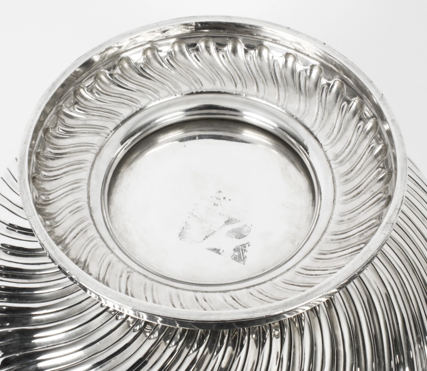 Antique Sterling Silver Punch Bowl Walter Barnard 1892 19th C 13 Antique Sterling Silver Punch Bowl Walter Barnard 1892 19th C - Image 13