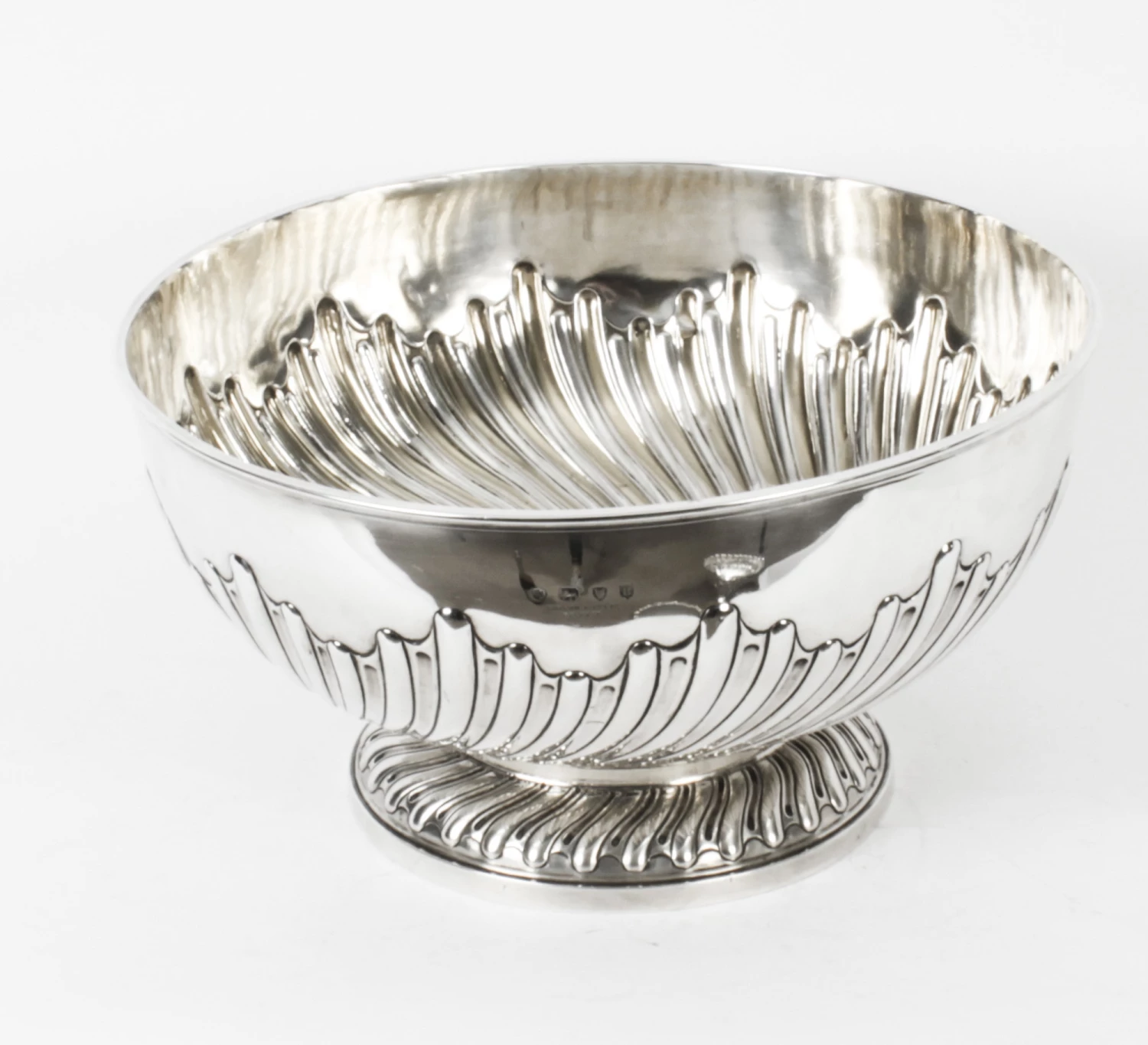 Antique Sterling Silver Punch Bowl Walter Barnard 1892 19th C 15 Antique Sterling Silver Punch Bowl Walter Barnard 1892 19th C - Image 15