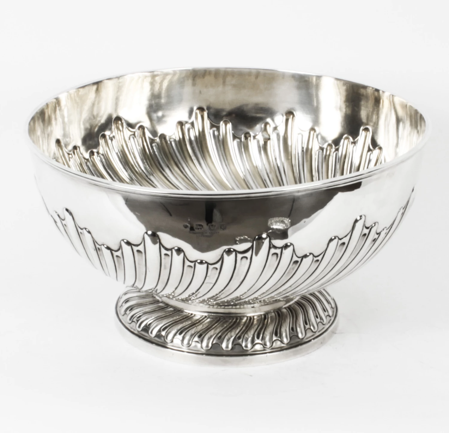 Antique Sterling Silver Punch Bowl Walter Barnard 1892 19th C 10 Antique Sterling Silver Punch Bowl Walter Barnard 1892 19th C - Image 10