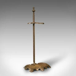 Antique Stick Stand, French, Brass, Hall, Umbrella Rack