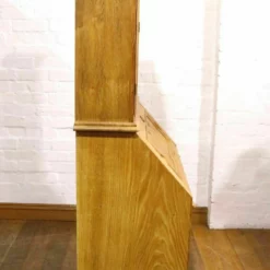 Unknown Antique Style Light Oak Continental Large Bureau Bookcase -Storage Furniture Sales 2024 antique style light oak continental large bureau bookcase sku68715720 0 15