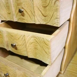 Unknown Antique Style Light Oak Continental Large Bureau Bookcase -Storage Furniture Sales 2024 antique style light oak continental large bureau bookcase sku68715720 0 6