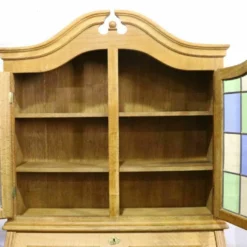 Unknown Antique Style Light Oak Continental Large Bureau Bookcase -Storage Furniture Sales 2024 antique style light oak continental large bureau bookcase sku68715720 0 8