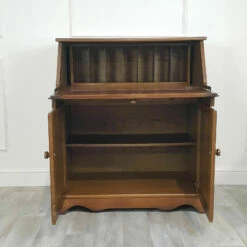 Unknown Antique Style Oak Carved Writing Bureau / Desk With Drawers F235 -Storage Furniture Sales 2024 antique style oak carved writing bureau desk with drawers f235 sku30437066 0 5