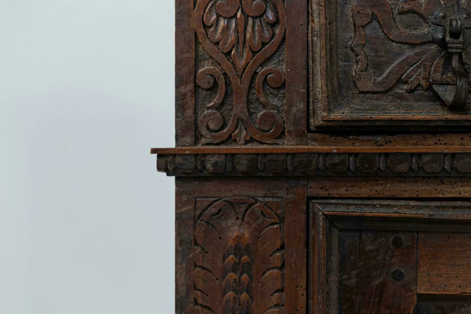 Unknown Antique Tuscan Walnut Cabinet With Inlays 9 Unknown Antique Tuscan Walnut Cabinet With Inlays - Image 9