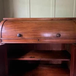 Antique Victorian Cylinder Roll Top Mahogany Bureau Desk Cupboard -Storage Furniture Sales 2024 antique victorian cylinder roll top mahogany bureau desk cupboard sku21031288 0 5
