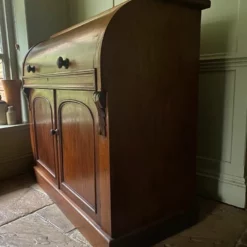 Antique Victorian Cylinder Roll Top Mahogany Bureau Desk Cupboard -Storage Furniture Sales 2024 antique victorian cylinder roll top mahogany bureau desk cupboard sku21031288 0 8
